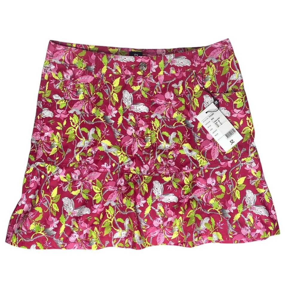 Daily‎ Sports Liliana Pink Floral Flounce Golf Skort NWT Sz 8